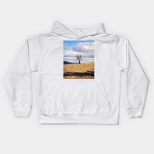 Tree On A Hill Kids Hoodie